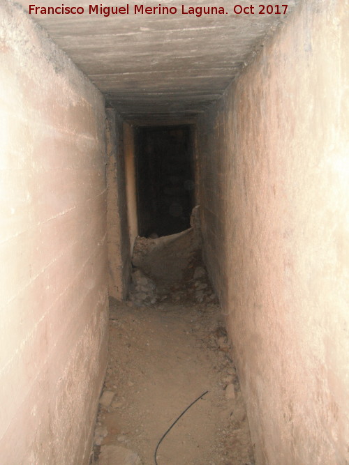 Bunkers del Cerro de las Chabolas - Bunkers del Cerro de las Chabolas. Pasadizo