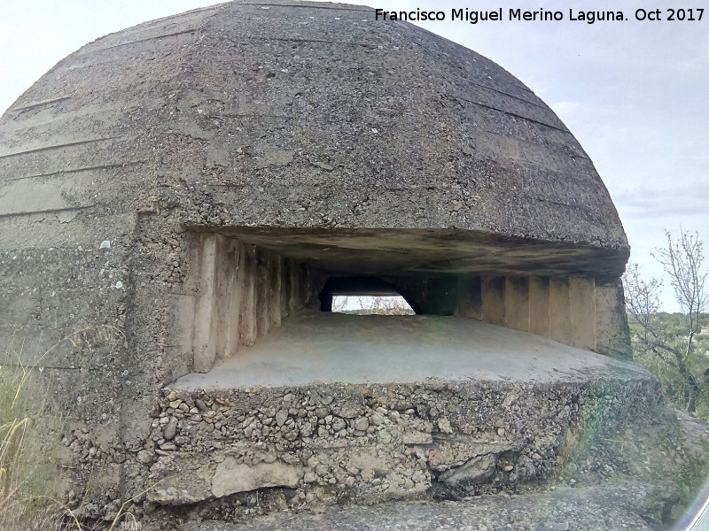Bunkers del Cerro de las Chabolas - Bunkers del Cerro de las Chabolas. Nido de ametralladoras