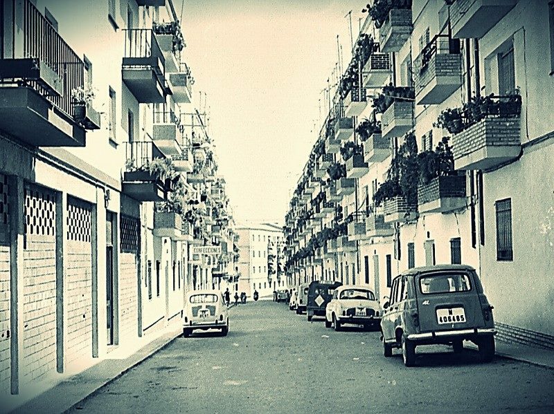 Calle Valencia - Calle Valencia. Foto antigua