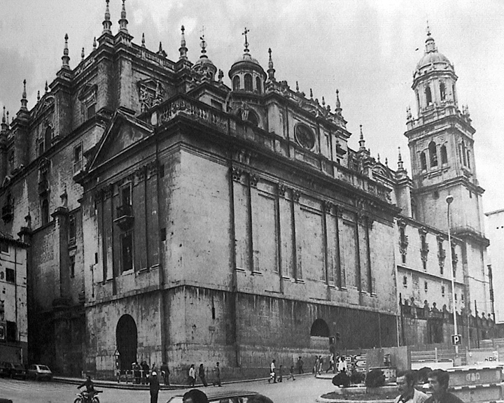 Catedral de Jan - Catedral de Jan. Foto antigua