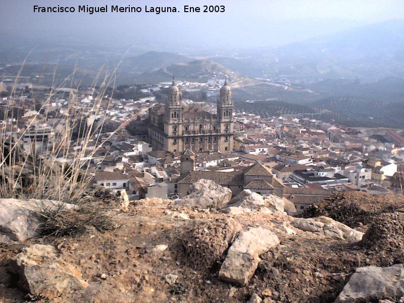 Catedral de Jaén - Catedral de Jaén. Desde el paseo de guardia de la Muralla Izquierda
