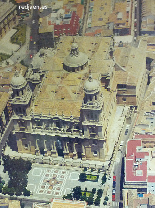 Catedral de Jaén - Catedral de Jaén. Foto aérea