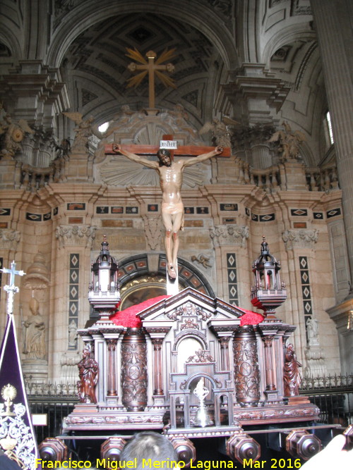 Catedral de Jaén - Catedral de Jaén. Cristo de la Buena Muerte