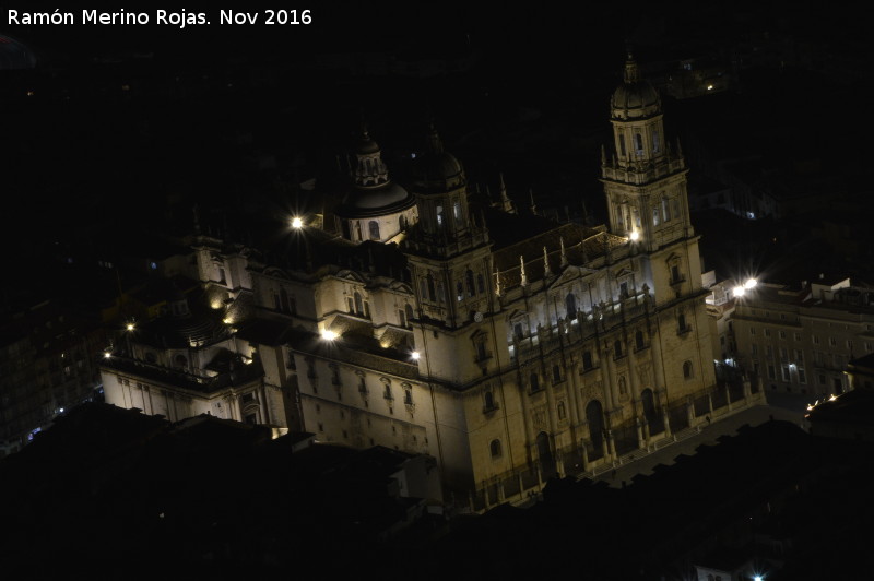 Catedral de Jaén - Catedral de Jaén. De noche