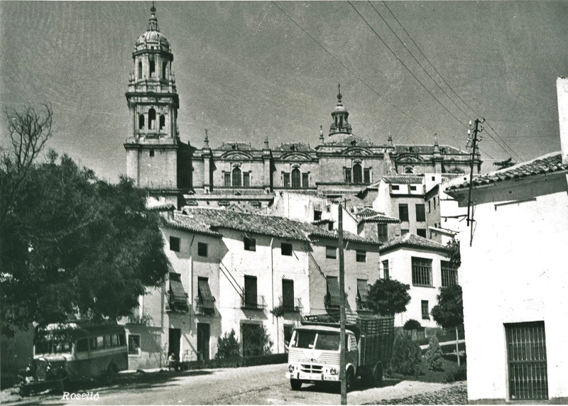 Catedral de Jaén - Catedral de Jaén. Foto antigua. Fotografía de Jaime Roselló Cañada. Archivo IEG