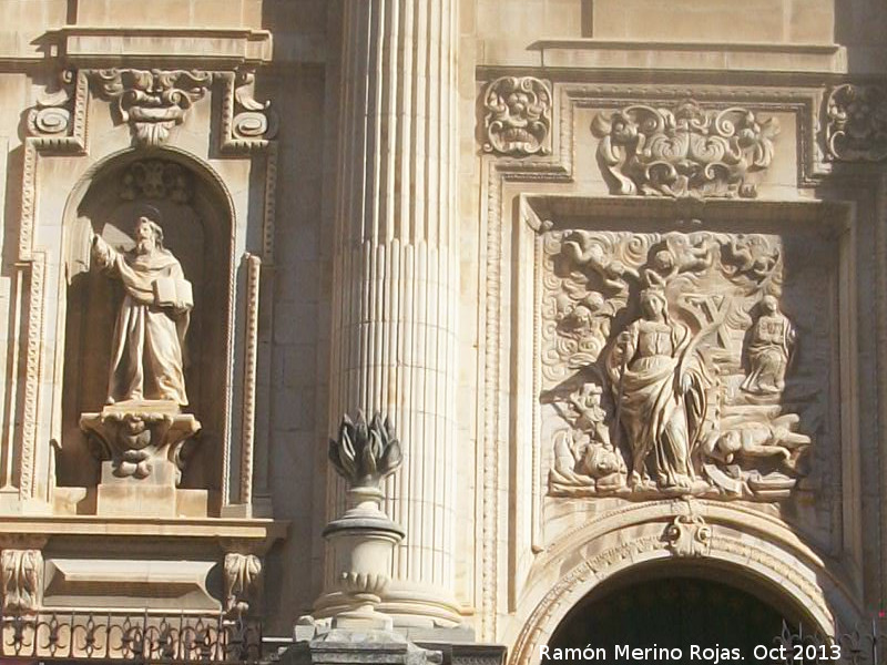 Catedral de Jan. Fachada - Catedral de Jan. Fachada. San Pedro y Santa Catalina