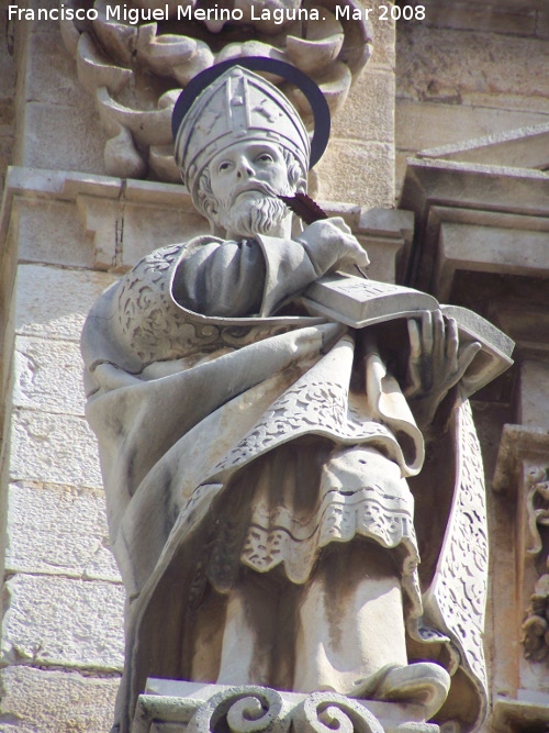 Catedral de Jan. Fachada - Catedral de Jan. Fachada. San Agustn Obispo