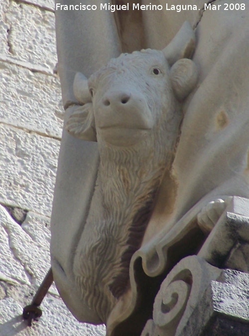 Catedral de Jan. Fachada - Catedral de Jan. Fachada. Toro de San Lucas