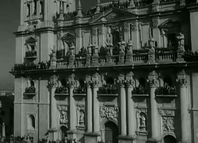 Catedral de Jan. Fachada - Catedral de Jan. Fachada. Febrero de 1960