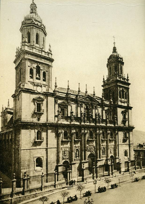 Catedral de Jan. Fachada - Catedral de Jan. Fachada. Foto antigua