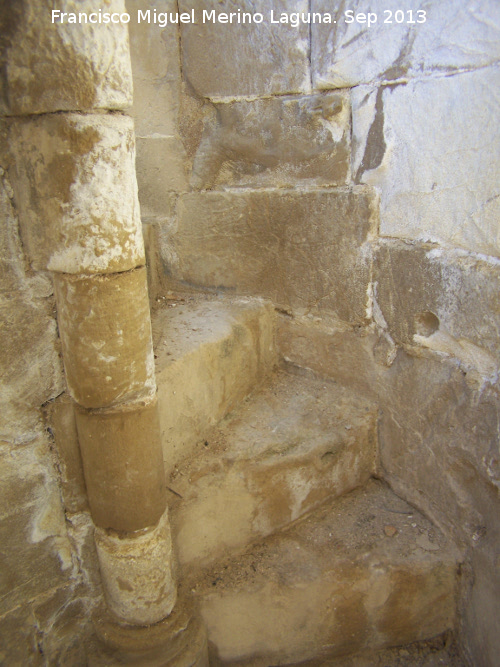 Escalera de caracol - Escalera de caracol. Iglesia de Santo Domingo. La Iruela
