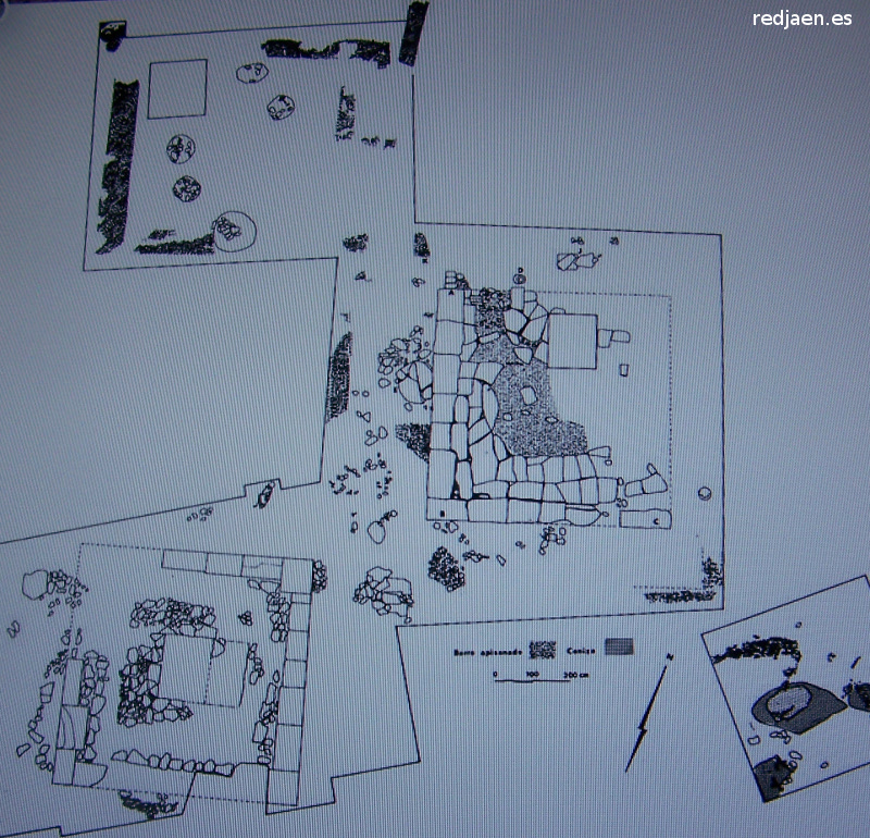 Cstulo. Necrpolis Estacar de Robarinas - Cstulo. Necrpolis Estacar de Robarinas. Plano de la excavacin