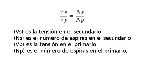 Transformador - Transformador. Frmula