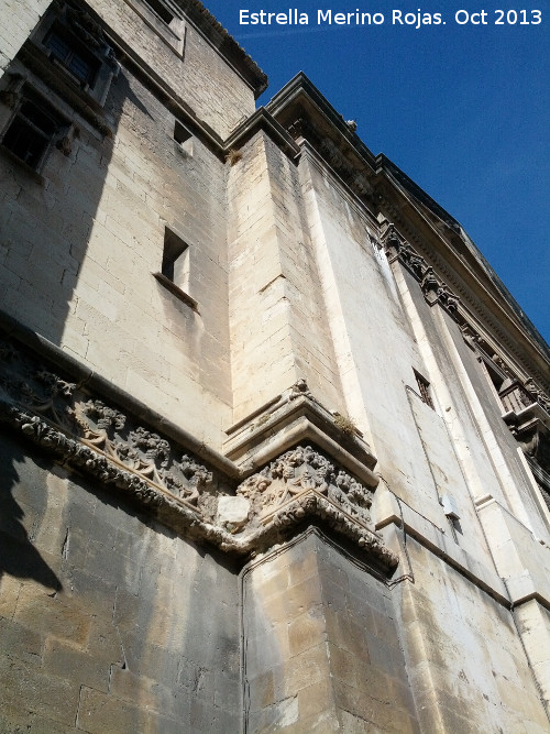 Catedral de Jan. Fachada gtica - Catedral de Jan. Fachada gtica. Esquina de la Mona