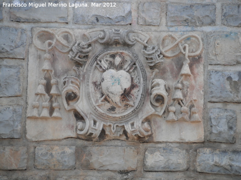 Convento de San Agustn - Convento de San Agustn. Escudo conservado en el Barrio de La Glorieta