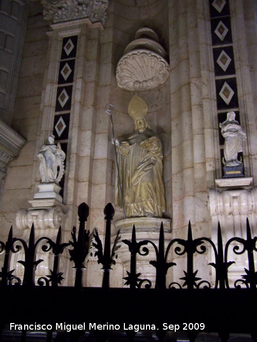 Catedral de Jan. Trascoro - Catedral de Jan. Trascoro. Santa Catalina, San Toribio y La Inmaculada
