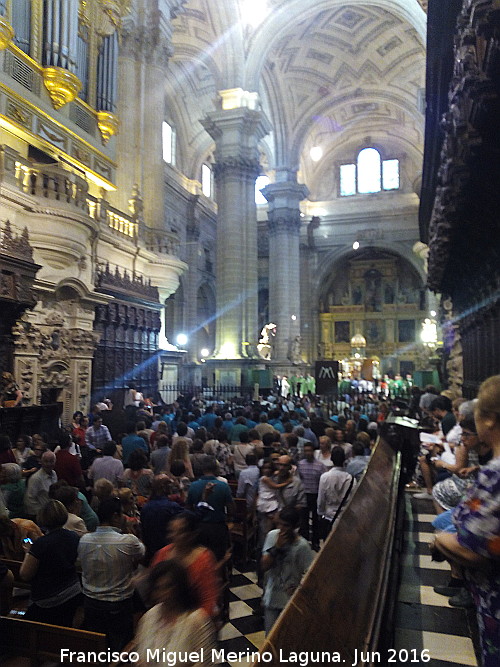 Catedral de Jan. Interior - Catedral de Jan. Interior. Procesin