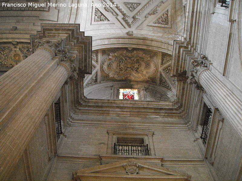 Catedral de Jan. Fachada Interior - Catedral de Jan. Fachada Interior. Bveda de la Puerta de los Fieles