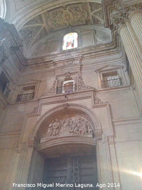 Catedral de Jan. Fachada Interior - Catedral de Jan. Fachada Interior. Puerta del Perdn