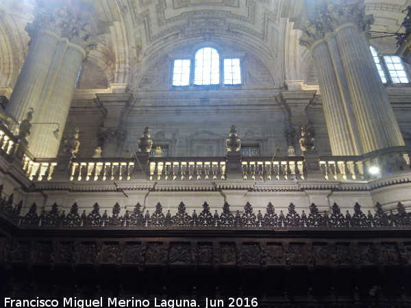 Catedral de Jan. Coro - Catedral de Jan. Coro. Crestera