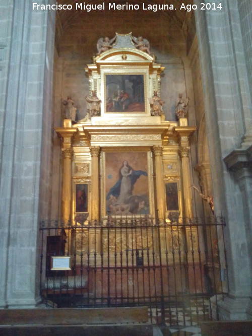 Catedral de Jan. Capilla de la Inmaculada - Catedral de Jan. Capilla de la Inmaculada. 