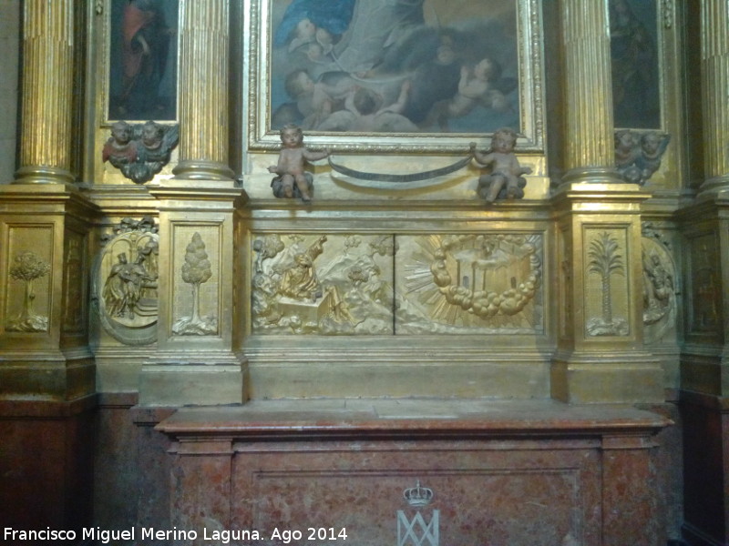 Catedral de Jan. Capilla de la Inmaculada - Catedral de Jan. Capilla de la Inmaculada. Altar