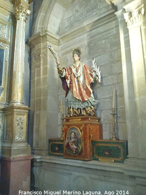 Catedral de Jaén. Capilla de la Inmaculada - Catedral de Jaén. Capilla de la Inmaculada. Pared derecha
