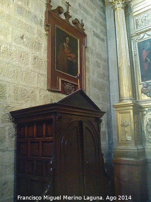 Catedral de Jaén. Capilla de la Inmaculada - Catedral de Jaén. Capilla de la Inmaculada. Pared izquierda