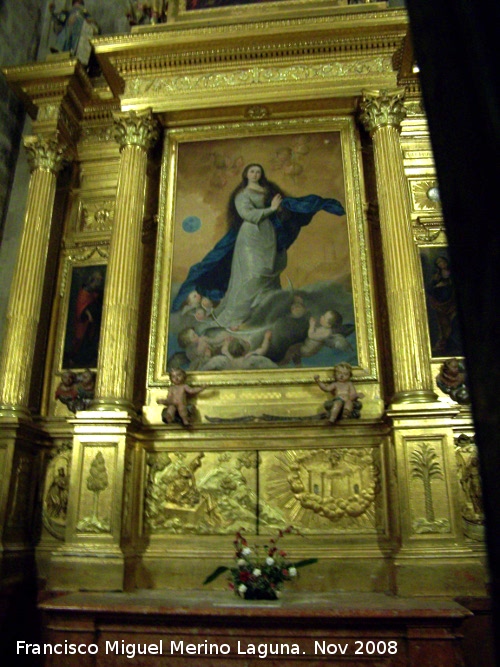 Catedral de Jaén. Capilla de la Inmaculada - Catedral de Jaén. Capilla de la Inmaculada. 