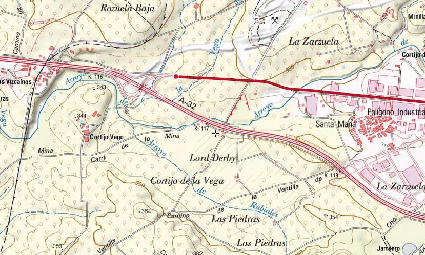 Pozo San Federico - Pozo San Federico. Mapa