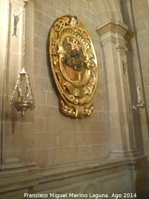 Catedral de Jan. Capilla de San Jernimo - Catedral de Jan. Capilla de San Jernimo. Escudo de la Catedral
