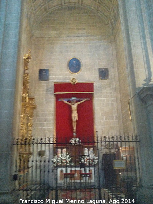 Catedral de Jan. Capilla del Cristo de la Buena Muerte - Catedral de Jan. Capilla del Cristo de la Buena Muerte. 