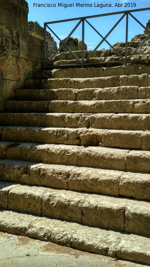 Itlica. Anfiteatro - Itlica. Anfiteatro. Escaleras