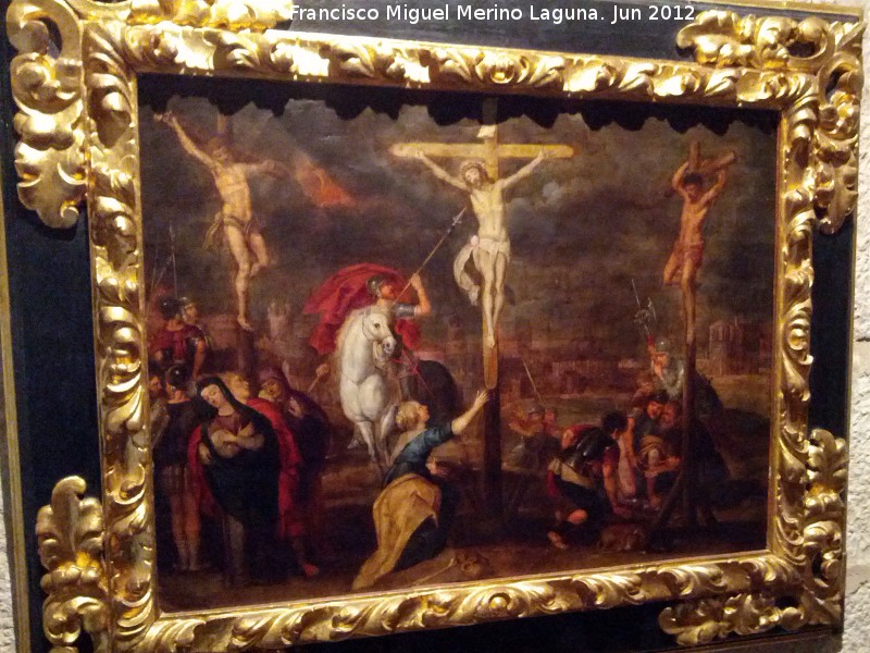 Catedral de Jan. Museo - Catedral de Jan. Museo. Crucifixin del taller de Francken II Amberes 1581-1642