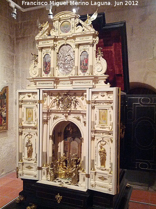 Catedral de Jan. Museo - Catedral de Jan. Museo. Relicario de Santa Cecilia. Obrador de Augsburgo. 1640-1645