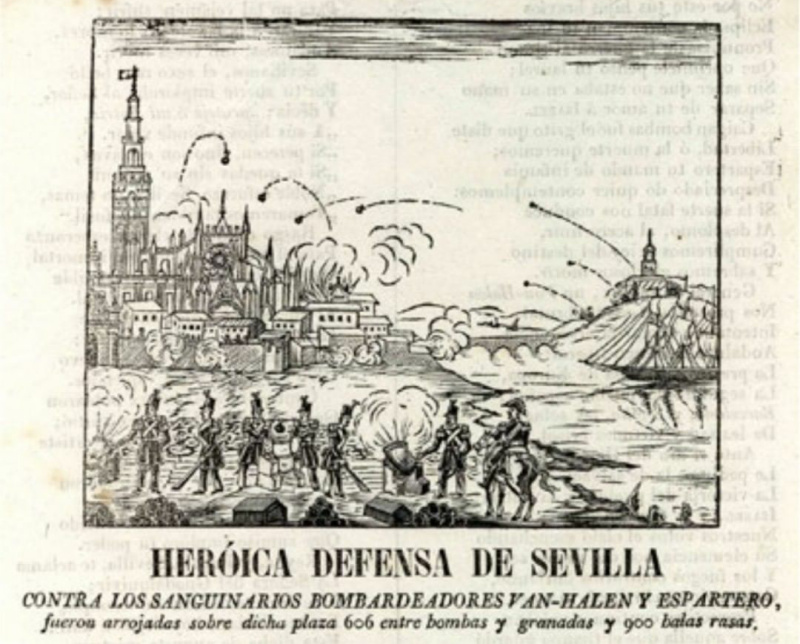 Historia de Sevilla - Historia de Sevilla. Bombardeo de Espartero
