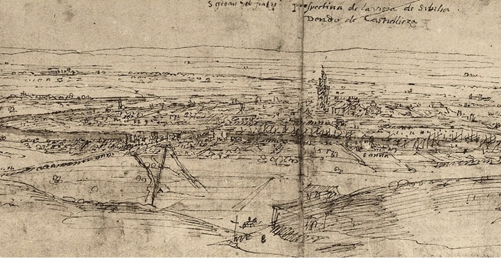 Historia de Sevilla - Historia de Sevilla. 1567 de Antn van den Wyngaerde