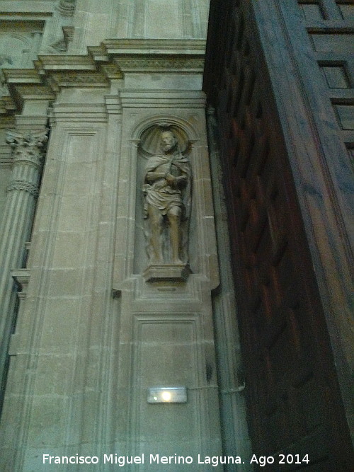 Catedral de Jaén. Fachada Sur Interior - Catedral de Jaén. Fachada Sur Interior. Ecce Hommo