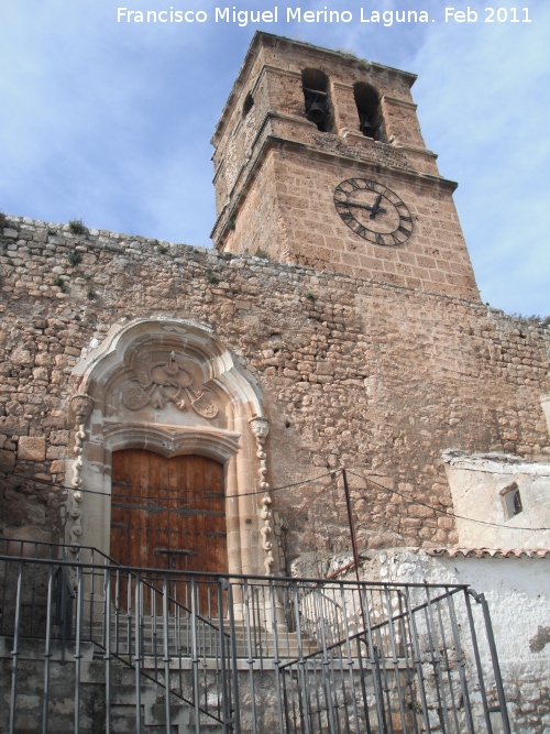 Castillo de La Guardia. Puerta de Acceso - Castillo de La Guardia. Puerta de Acceso. Puerta y campanario