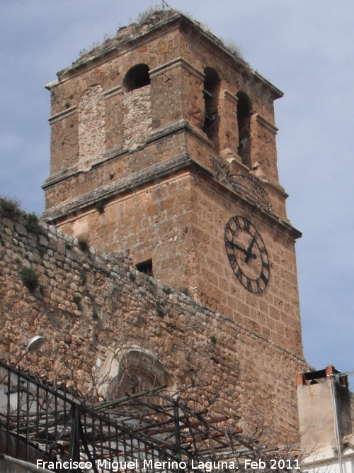 Castillo de La Guardia. Iglesia de Santa María - Castillo de La Guardia. Iglesia de Santa María. Campanario
