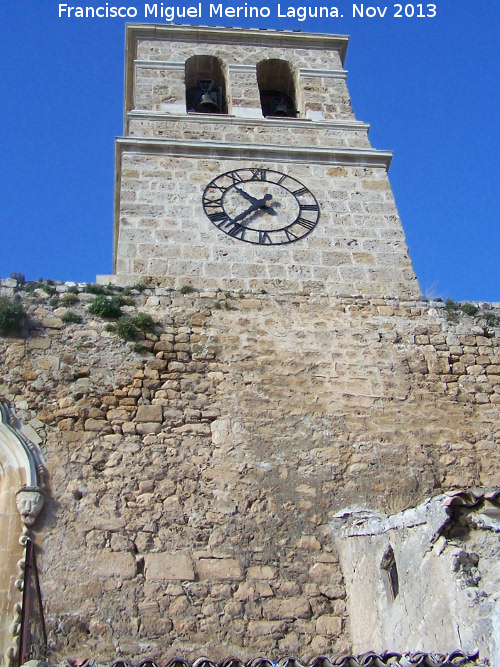 Castillo de La Guardia. Iglesia de Santa Mara - Castillo de La Guardia. Iglesia de Santa Mara. Campanario