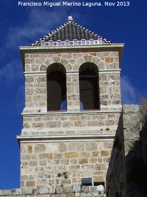 Castillo de La Guardia. Iglesia de Santa Mara - Castillo de La Guardia. Iglesia de Santa Mara. Campanario