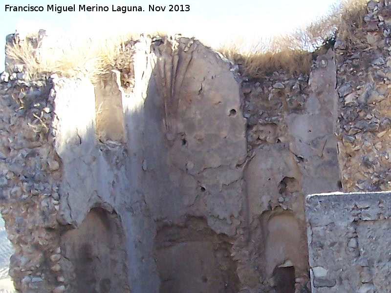 Castillo de La Guardia. Torren Este - Castillo de La Guardia. Torren Este. Arranque de nos nervios de la bveda