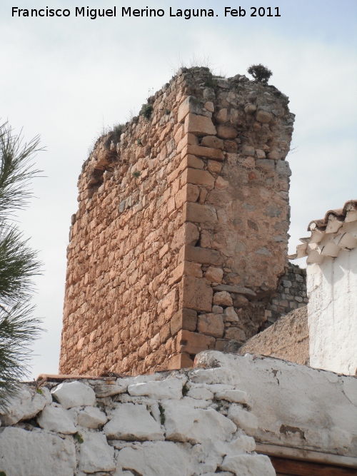 Castillo de La Guardia. Muralla - Castillo de La Guardia. Muralla. Esquina sureste