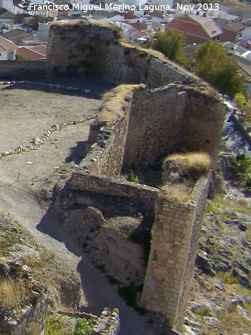 Castillo de La Guardia. Muralla - Castillo de La Guardia. Muralla. Muralla Oeste