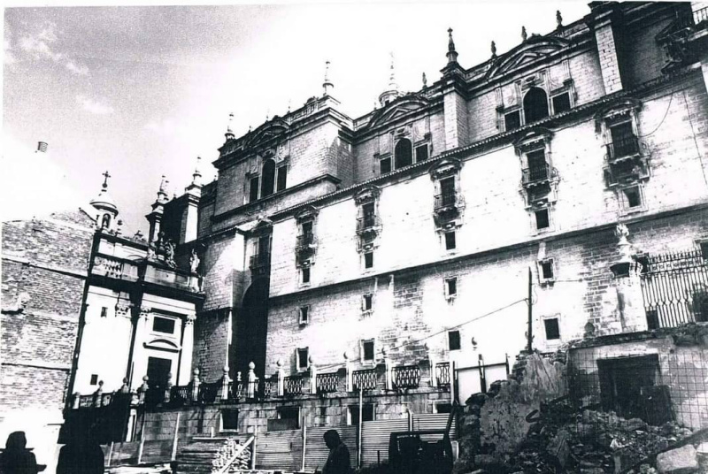Catedral de Jan. Fachada Norte - Catedral de Jan. Fachada Norte. Foto antigua