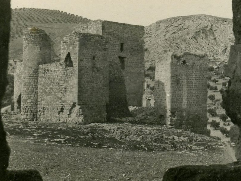 Castillo de La Guardia. Alczar - Castillo de La Guardia. Alczar. Aos 50 del siglo XX