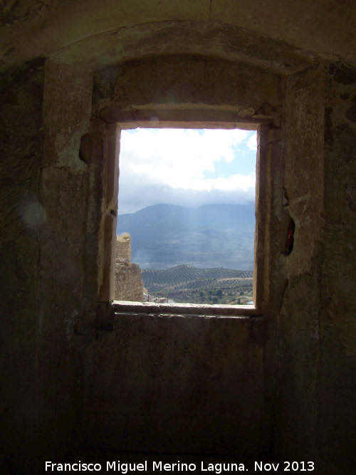 Castillo de La Guardia. Torre del Homenaje - Castillo de La Guardia. Torre del Homenaje. Ventana