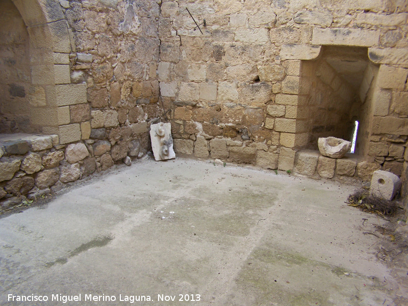 Castillo de La Guardia. Torren del Alczar Noreste - Castillo de La Guardia. Torren del Alczar Noreste. Piso superior