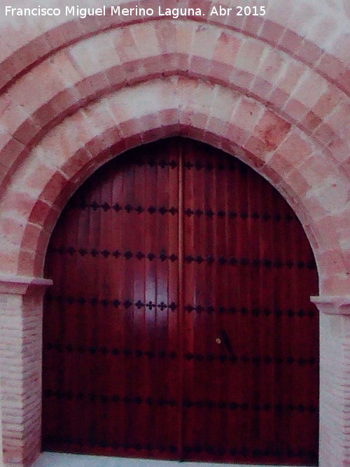 Baslica Mudjar - Baslica Mudjar. Entrada principal de la Iglesia Mudejar